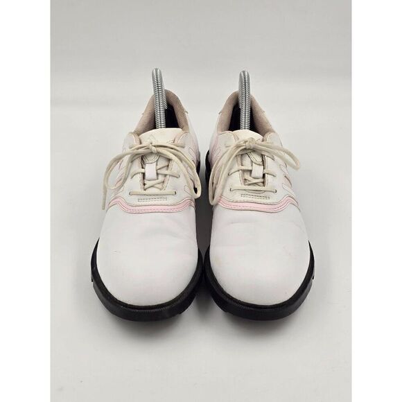 Adidas Z-Traxion Women Size 8 White/Pink Golf Cleats Golf Shoes - Picture 3 of 8
